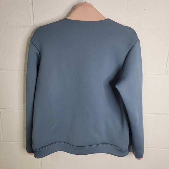 Kari Traa Colorblock Sanne Pullover Long Sleeve Pink Blue Medium Outdoor Ski - Picture 4 of 8